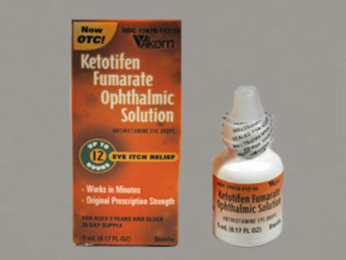 Ketotifen Fumarate Sol 0.025 Drop 5ML Generic Zatidor East Austin Medicine Shop