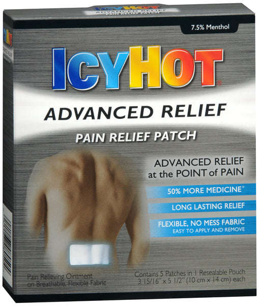 Icy Hot Advanced Relief Pain Relief Patch 5CT