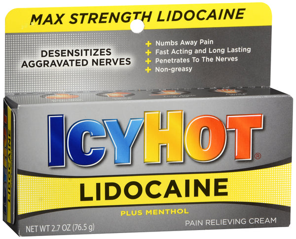 Icy Hot Lidocaine Creme 2.7oz
