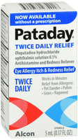 Pataday Twice Daily Allergy Relief 5ML